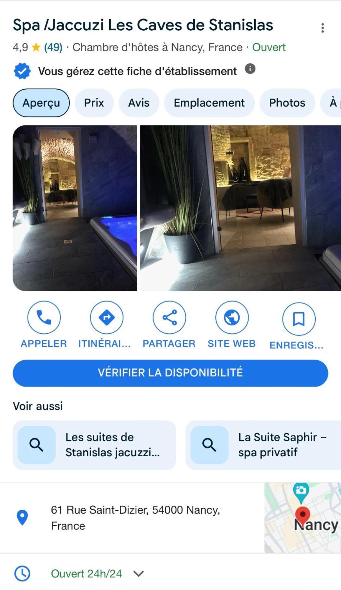 Jaccuzi & Spa Des Caves Stanislas Нанси Экстерьер фото
